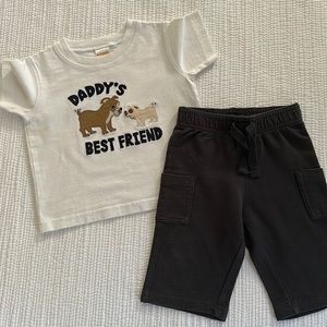 Daddy’s Beat friend t-shirt and pants